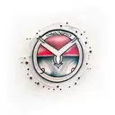 Shango with double edge axe tattoo design idea