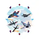 fighter jets tattoo design idea