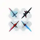 fighter jets tattoo design idea