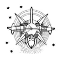 fighter jets tattoo design idea
