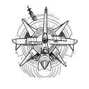 fighter jets tattoo design idea