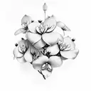 Nolite te bastardes carborundorum with dogwood flowers tattoo design idea