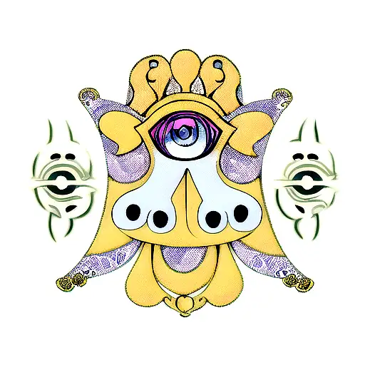 Hamsa Symbol tattoo design idea