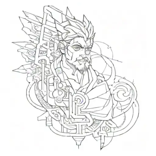 consistent and hardwork tattoo design idea