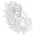 consistent and hardwork tattoo design idea