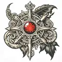 elden ring  tattoo design idea