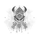 submissive tattoo design idea