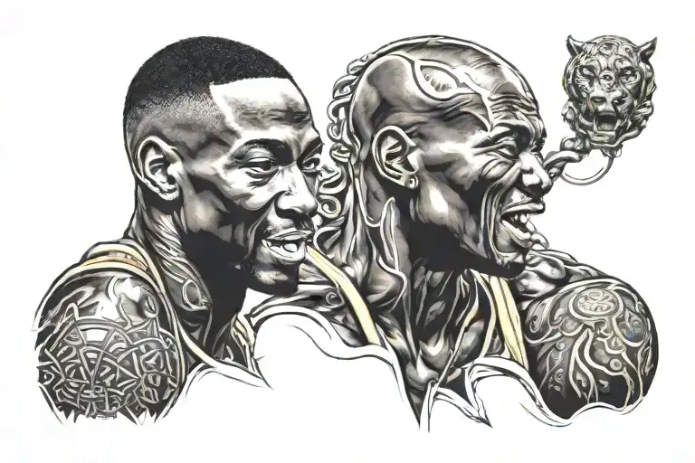 mamba mentality intertwine with 8 24 tattoo design idea