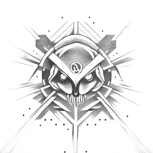 Wu tang clan written in caligraphics tattoo design idea