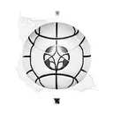 A basketball court with Wu Tang Clan lyrics as the court lines tattoo design idea
