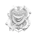 Libra 2001 tattoo design idea