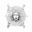 Libra 2001 tattoo design idea