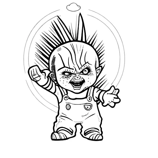 Chucky  tattoo design idea