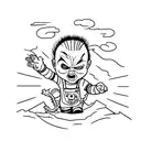 Chucky  tattoo design idea