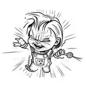 Chucky  tattoo design idea