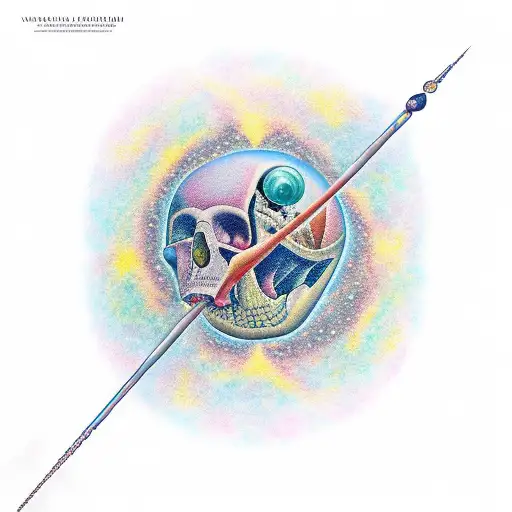 anatomy and astronomy  tattoo design idea