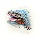 Gila monster  tattoo design idea