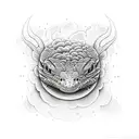 Gila monster  tattoo design idea