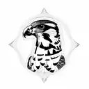 peregrine Falcon  tattoo design idea