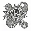 alpha pack tattoo design idea