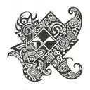 alpha pack tattoo design idea