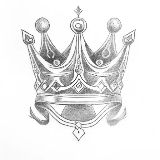 Queen's Crown tattoo design idea
