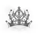 Queen's Crown tattoo design idea