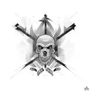 NF Handball tattoo design idea