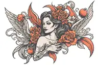 lilith tattoo design idea
