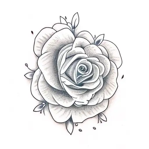 semi-colon with flowers tattoo design idea