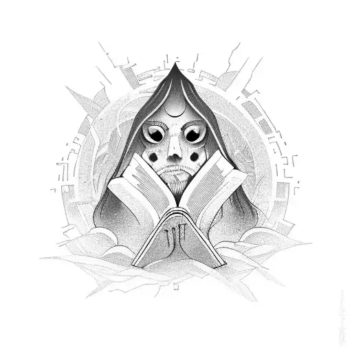 I raised you in the dark Caught you reading by the sunrise You wandered from the path Through the silence of the hillsid tattoo design idea