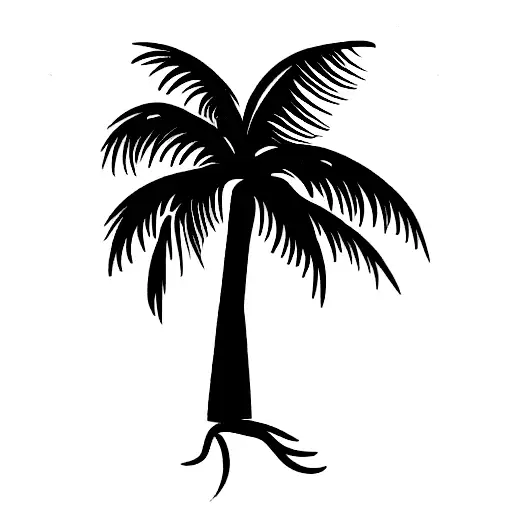 Palm Tree tattoo design idea