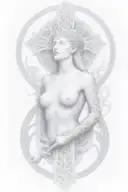 Celtic cross  tattoo design idea