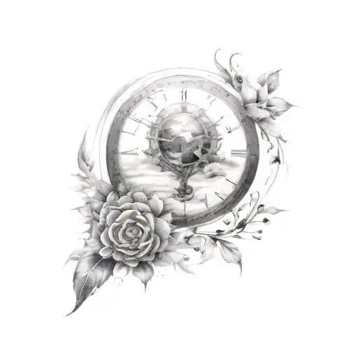 past present future tattoo design idea