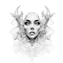 old soul tattoo design idea