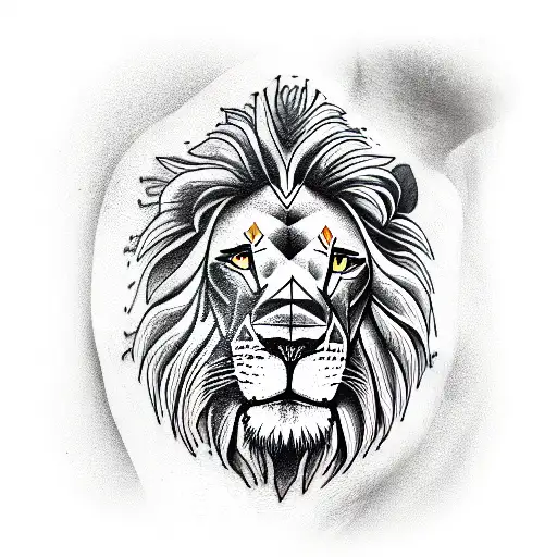 lion like memphis depay  tattoo design idea