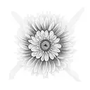 Chrysanthemum tattoo design idea