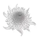 Chrysanthemum tattoo design idea