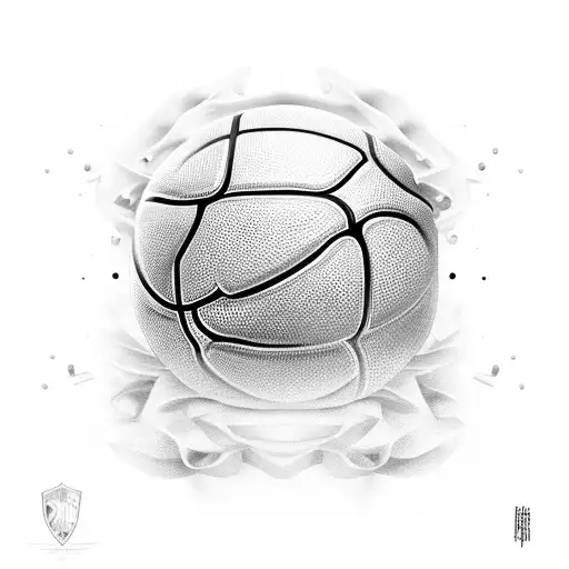 basketball jersey number 83 tattoo design idea