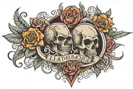 Latin phrase tattoo design idea