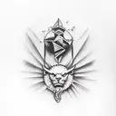 Name Daniel Alejandro tattoo design idea