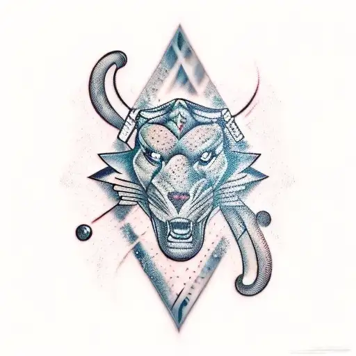 incorporate the scales from libra with a blend of brickwork and ice hockey but also have some guitar and family influenc tattoo design idea