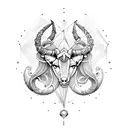 Capricorn Gemini Libra tattoo design idea
