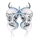 Capricorn Gemini Libra tattoo design idea