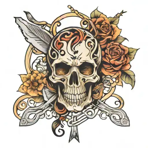 forks pheniox tattoo design idea