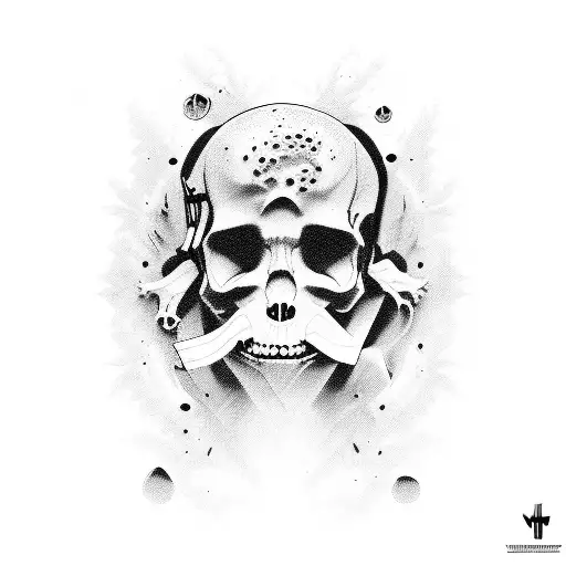 dead parent cemetery difficulties wife child good life tattoo design idea