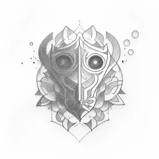 A woodwork-inspired tattoo design incorporating elements from the client's occupation in تولید لوازم چوبی و نجاری tattoo design idea