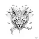 history of grecce  tattoo design idea