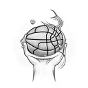 basketball referee tattoo design idea