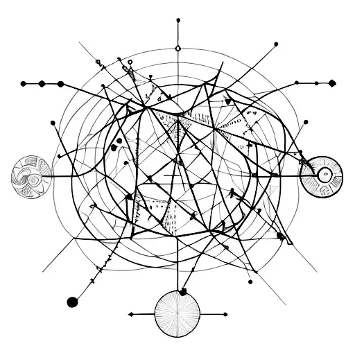 Pisces constellation  tattoo design idea